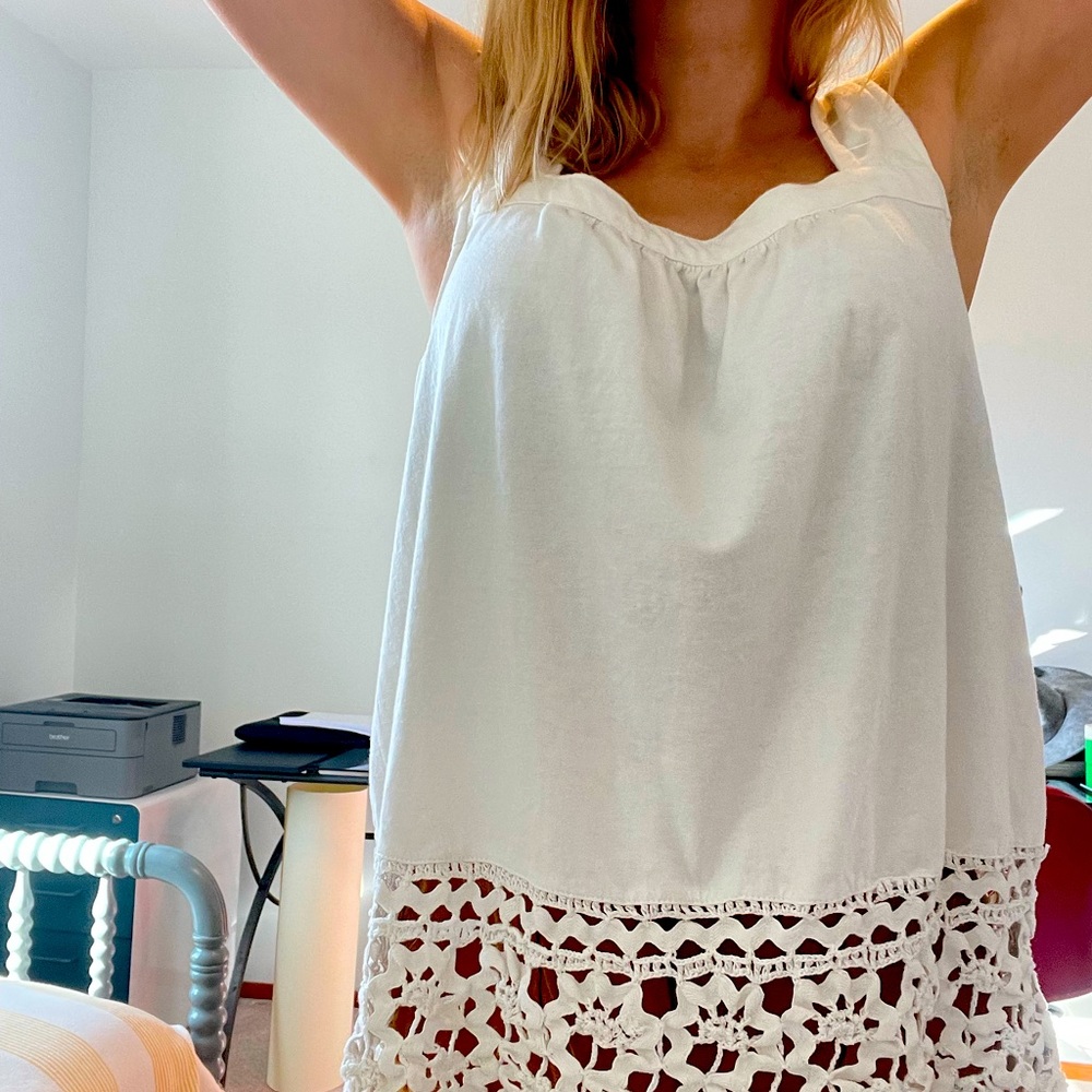 Super cute baby doll top, Anthropologie. New w/o tags. So relaxed and comfy🔥🔥